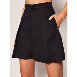 Spódnica trapezowa Sportmax Code Radames 71410204. Niebieskie spódniczki damskie Sportmax Code, bez wzorów, z elastanu, mini, trapezowe. Za 699,00 zł.