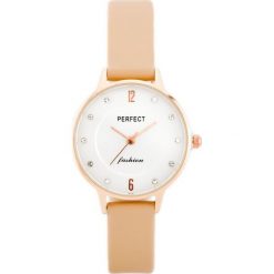 Zegarek Perfect ZEGAREK DAMSKI PERFECT A3086 (zp855a) beige/rosegold uniwersalny. Brązowe zegarki damskie Perfect. Za 69,00 zł.