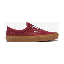 Vans Era Trampki Czerwony. Czerwone trampki męskie Vans, bez wzorów, z materiału, bez zapięcia. Za 309,95 zł.