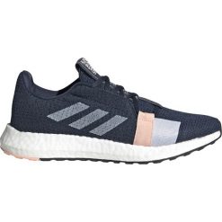 Adidas Performance Senseboost Go Tenisówki Niebieski. Niebieskie trampki i tenisówki damskie adidas Performance, bez wzorów, z materiału, bez zapięcia. Za 516,95 zł.