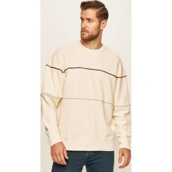 Levi's - Bluza. Białe bluzy męskie Levi's®, s, bez wzorów, z bawełny, z okrągłym kołnierzem, bez rękawów, bez kaptura. Za 319,90 zł.