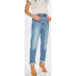G-Star Raw - Jeansy Midge. Niebieskie jeansy damskie G-Star RAW, z podwyższonym stanem. W wyprzedaży za 359,90 zł.