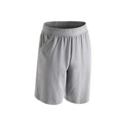 Spodenki Gym & Pilates 500 męskie. Czerwone spodenki i szorty męskie DOMYOS, xl, bez wzorów, z bawełny. Za 39,99 zł.