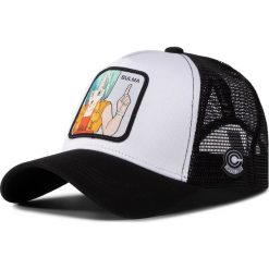 Czapka z daszkiem CAPSLAB - Dragon Ball Z Bulma CL/DBZ/1/BUL3 Black/White. Czarne czapki damskie CapsLab, bez wzorów, z bawełny. Za 129,00 zł.