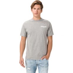 Napapijri Sole SS Koszulka Szary. Szare podkoszulki męskie Napapijri, m, z haftami, z bawełny, bez kołnierzyka, z krótkim rękawem, krótkie. Za 181,95 zł.