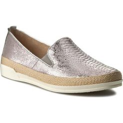Espadryle CAPRICE - 9-24201-28 Grey Reptile 209. Szare espadryle damskie marki Caprice, z materiału, na płaskiej podeszwie. W wyprzedaży za 199,00 zł.