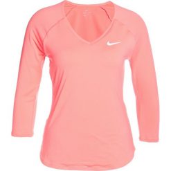 Nike Performance PURE Koszulka sportowa lava glow/white. Czerwone topy sportowe damskie marki Nike Performance, s, z elastanu, z długim rękawem. Za 199,00 zł.