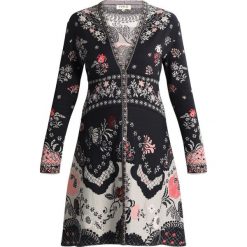 Ivko LONG FLORAL PATTERN Kardigan anthrazit. Szare kardigany damskie marki Ivko, z bawełny. W wyprzedaży za 503,40 zł.