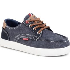 Tenisówki XTI - 57035 Navy. Niebieskie trampki chłopięce Xti, bez wzorów, z gumy, na sznurówki. W wyprzedaży za 139,00 zł.