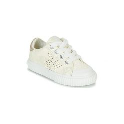 Buty Dziecko Victoria DEPORTIVO GLITTER FINO. Białe trampki dziewczęce Victoria, bez wzorów, bez zapięcia. Za 135,20 zł.
