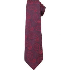 Bordowy Elegancki Krawat Męski -ALTIES- 6 cm, Paisley, Łezka KRALTS0254. Czerwone krawaty męskie Alties, paisley, z tkaniny, eleganckie. Za 39,00 zł.