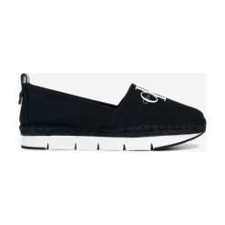 Calvin Klein Genna Espadryle Czarny. Czarne espadryle damskie Calvin Klein, bez wzorów, z jeansu, bez obcasa. Za 405,95 zł.
