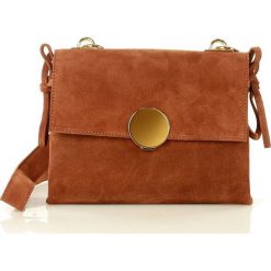 Marco mazzini klasyczna torebka listonoszka crossbody na szerokim pasku brąz karmel. Listonoszki damskie MAZZINI, w paski, ze skóry, eleganckie, bez dodatków. W wyprzedaży za 259,00 zł.