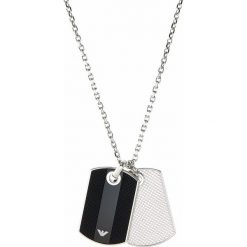 Naszyjniki męskie: Emporio Armani Naszyjnik silvercoloured