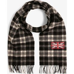 Finshley & Harding London - Szalik męski, czarny. Czarne szaliki męskie Finshley & Harding London, bez wzorów. Za 49,95 zł.