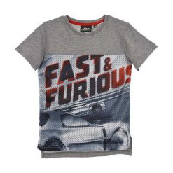 Koszulka w kolorze szarym. Szare bez kategorii marki Fast & Furious, z nadrukiem. W wyprzedaży za 39,95 zł.