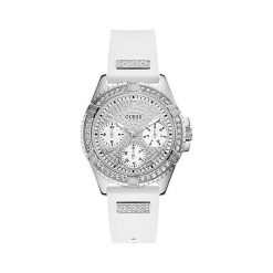 Zegarek GUESS - Lady W1160L4 WHITE/SILVER. Szare zegarki damskie Guess. W wyprzedaży za 479,00 zł.