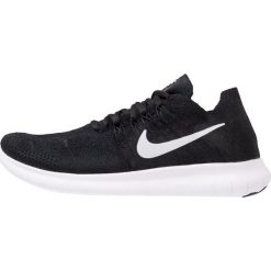 Nike Performance FREE RUN FLYKNIT 2 Obuwie do biegania neutralne black/white/anthracite/dark grey. Czarne buty do biegania damskie marki Nike Performance, z materiału. Za 549,00 zł.