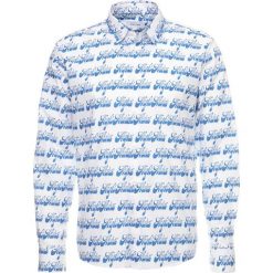 Koszule męskie: Soulland NAZORINE ALL OVER PRINT Koszula white/blue