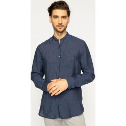Koszula Trussardi Jeans 52C00141. Białe koszule męskie Trussardi Jeans, m, bez wzorów, ze lnu, casualowe, bez kołnierzyka, bez rękawów. W wyprzedaży za 349,00 zł.