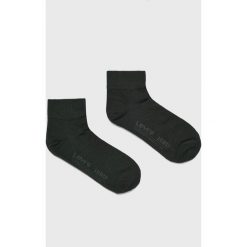 Levi's - Skarpety (2-PACK). Czarne skarpetki męskie Levi's®, bez wzorów, z elastanu. Za 29,90 zł.