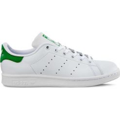 Adidas Stan Smith J 605. Białe buty sportowe damskie Molly.pl, bez wzorów, ze skóry, klasyczne, tenisowe, adidas stan smith. Za 299,00 zł.