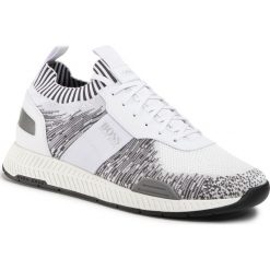 Sneakersy BOSS - Titanium 50428541 10225853 01 Open White 120. Białe sneakersy męskie Boss, na co dzień, bez wzorów, ze skóry ekologicznej, klasyczne, bez zapięcia. W wyprzedaży za 589,00 zł.