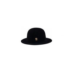 Kapelusz Flat Brim Derb. Czarne kapelusze damskie Paris+hendzel handcrafted goods, z materiału. Za 350,00 zł.