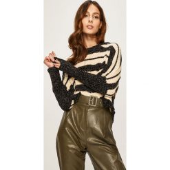 Answear - Sweter. Czarne swetry damskie ANSWEAR, s, bez wzorów, z bawełny, bez rękawów, bez kaptura. W wyprzedaży za 129,90 zł.