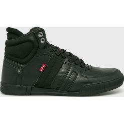 Levi's - Buty Eaton Mid. Czarne buty skate męskie marki Levi's®, z gumy, na sznurówki. W wyprzedaży za 229,90 zł.