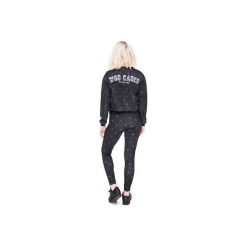 Leggings Milky Way. Czarne legginsy damskie Who cares, s, bez wzorów. Za 99,99 zł.
