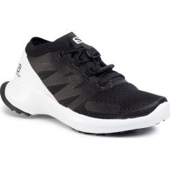 Buty SALOMON - Sense Flow W 409668 21 W0 Black/White/Black. Czarne buty sportowe damskie Salomon, bez wzorów, z tworzywa sztucznego, sportowe, do biegania. W wyprzedaży za 339,00 zł.