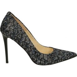 Czółenka - 4700 PRI BLU. Czarne buty ślubne damskie Venezia, ze skóry. Za 219,00 zł.
