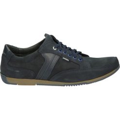 Derby męskie: Półbuty męskie - 0398 CORD BLU