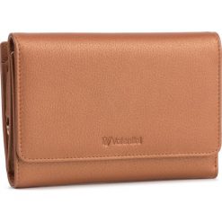 Duży Portfel Damski VALENTINI - 001-0123M-0P62-02 Copper Metallic. Pomarańczowe portfele damskie Valentini, ze skóry. W wyprzedaży za 159,00 zł.