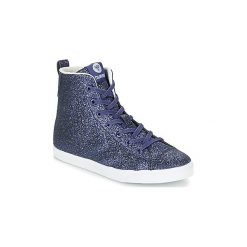 Buty Dziecko Hummel STRADA GLITTER JR. Niebieskie trampki dziewczęce Hummel, bez wzorów, bez zapięcia. Za 207,20 zł.