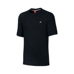 Nike M NSW MODERN CRW SS FT, 10 | INNE SPORTY NSW | MĘŻCZYZNA | TOP Z KRÓTKIM RĘKAWEM | CZARNY | M. Czarne koszulki męskie Nike, m, bez wzorów, bez kołnierzyka, z krótkim rękawem, krótkie. W wyprzedaży za 196,82 zł.