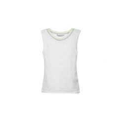 Topy na ramiączkach / T-shirty bez rękawów Desigual TUDEREA. Białe topy damskie Desigual, s. Za 200,85 zł.