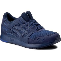 Sneakersy ASICS - TIGER Gel-Lyte III H7N3N Indgo Blue/Indigo Blue 4949. Niebieskie półbuty damskie Asics, bez wzorów, ze skóry, bez obcasa, bez zapięcia. W wyprzedaży za 309,00 zł.