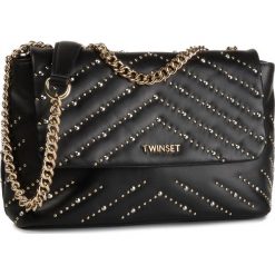 Torebka TWINSET - Tracolla Media 192TA7111 Nero 00006. Czarne torebki klasyczne damskie Twinset, bez wzorów, ze skóry, eleganckie, bez dodatków. Za 1319,00 zł.