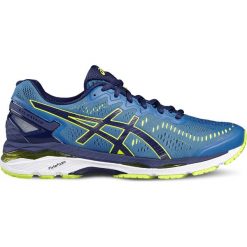 Asics Gel-Kayano 23 T646N-4907 buty do biegania męskie niebieskie 40,5. Niebieskie buty sportowe męskie Asics, z tkaniny, bez zapięcia, do biegania, asics gel kayano. W wyprzedaży za 649,99 zł.