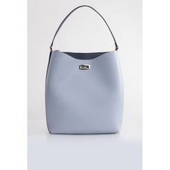 Shopper bag damskie: Dwukolorowa torba typu shopper