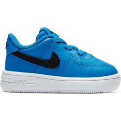 Buty Nike Force 1 '18 (TD) (905220-402). Niebieskie buty chłopięce sportowe Nike, ze skóry, bez zapięcia. Za 179,99 zł.
