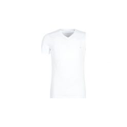 T-shirty z krótkim rękawem Guess CORE. Białe t-shirty męskie Guess, s, z aplikacjami, bez kołnierzyka, krótkie. Za 98,10 zł.