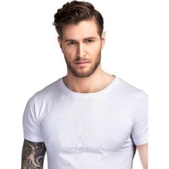 T-shirt ADAMO TSBS000040. Białe t-shirty męskie marki Giacomo Conti, m, z nadrukiem, z bawełny. Za 79,00 zł.