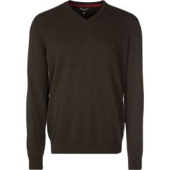 Swetry klasyczne męskie: Barbour HARROW Sweter dark brown