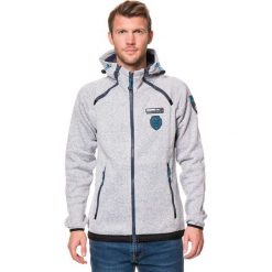 Bluzy męskie: Bluza polarowa w kolorze szarym