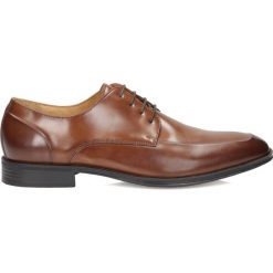 Buty wizytowe męskie: Brązowe półbuty wizytowe