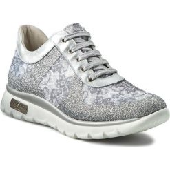 Sneakersy BALDININI - 698390XGLPN06 Pizzo/Nappa Argent. Szare półbuty damskie Baldinini, ze skóry. W wyprzedaży za 719,00 zł.
