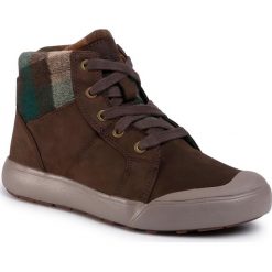 Sneakersy KEEN - Elena Mid 1022035 Brown. Pomarańczowe półbuty damskie Keen, bez wzorów, ze skóry, bez obcasa, na płaskiej podeszwie, bez zapięcia. W wyprzedaży za 229,00 zł.